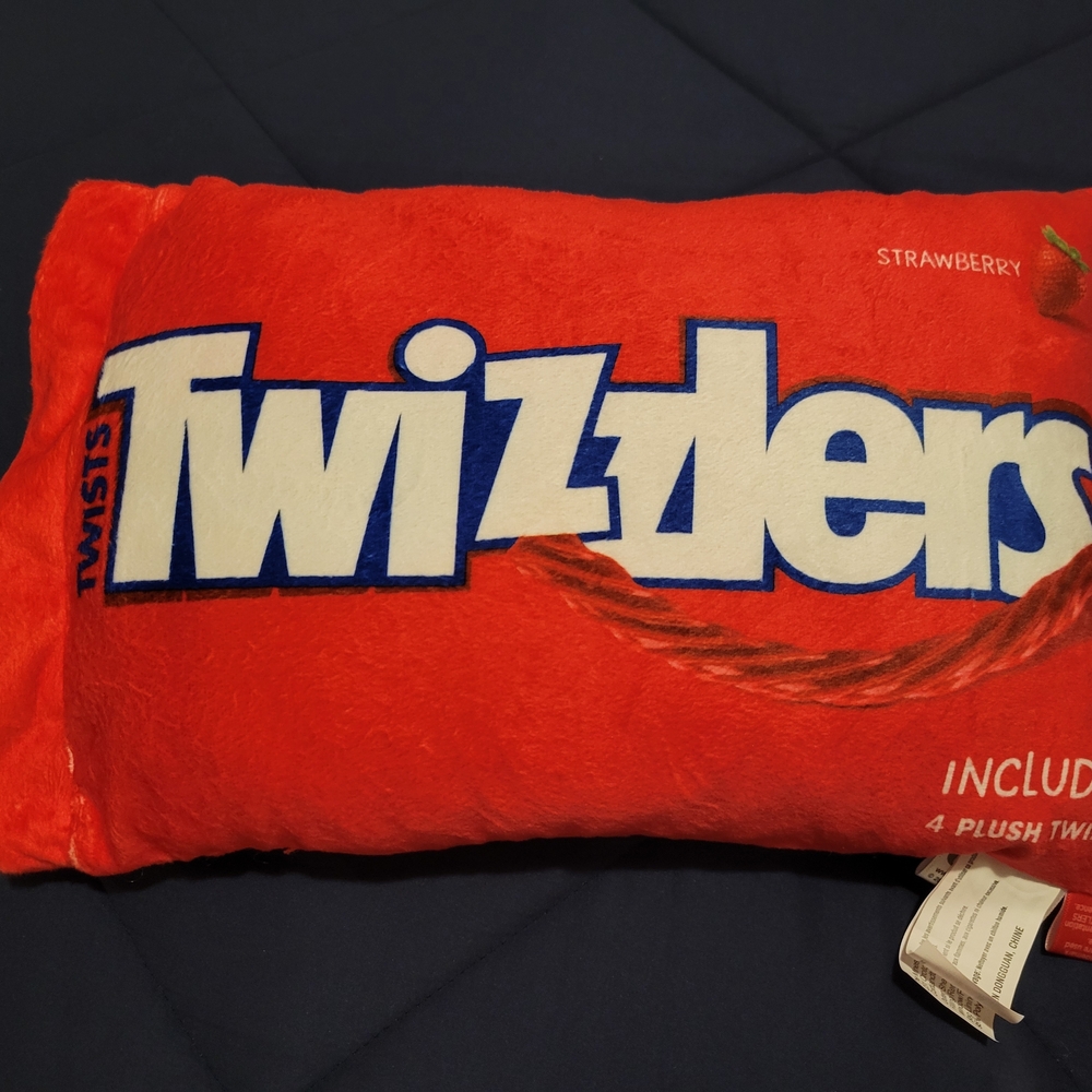 Twizzlers Red Plush Pillow